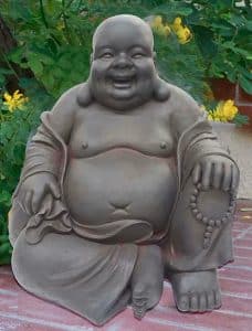 Boeddha met ontspannen buik